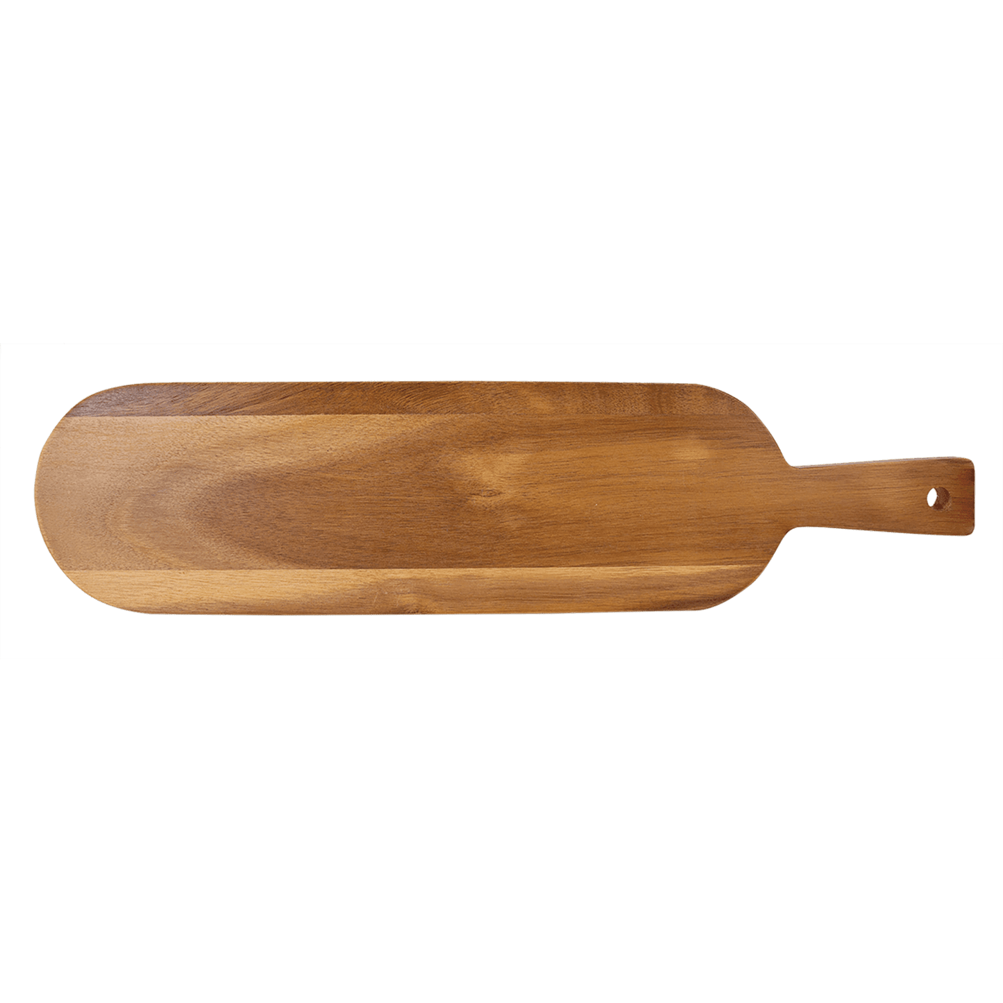 18 1/2" x 4 1/4" Acacia Wood/Slate Serving Board