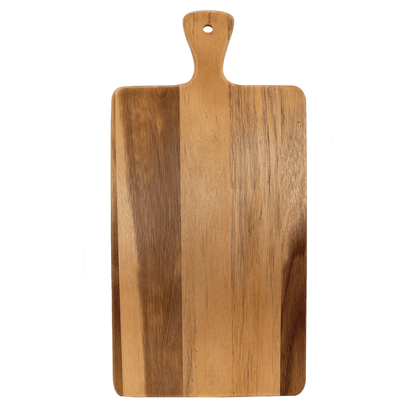 16" x 7 3/4" Acacia Wood/Slate Cutting Board